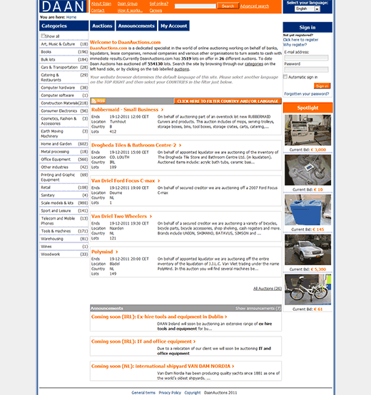Daan Veilingen Screenshot