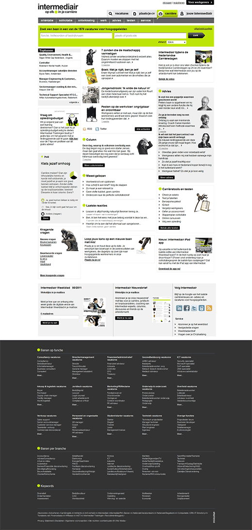 Intermediair Screenshot