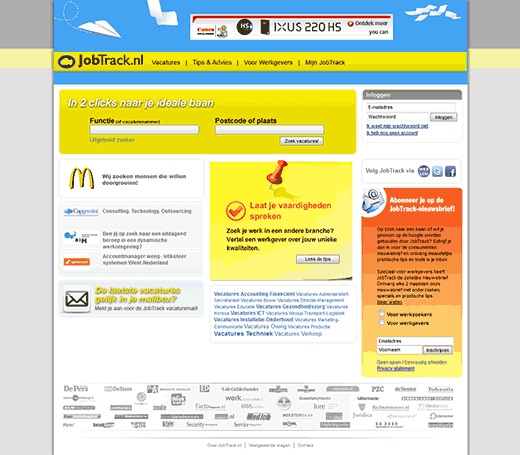 JobTrack Screenshot