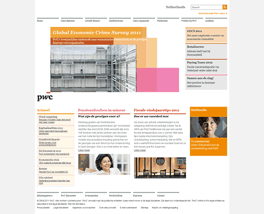 Price Waterhouse Coopers Screenshot
