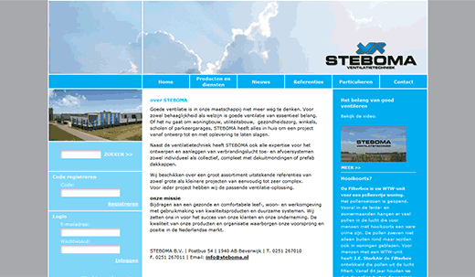 Steboma Ventilatietechniek Screenshot